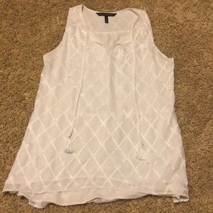 White House Black Market Small white blouse